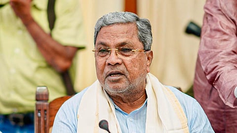 Karnataka chief minister Siddaramaiah