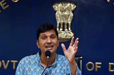 Delhi Health Minister Saurabh Bharadwaj