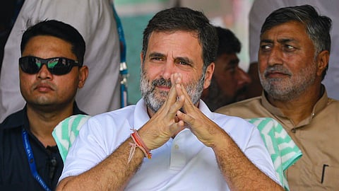 Leader of Opposition in Lok Sabha and Congress MP Rahul Gandhi.