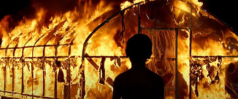 YouTube screengrab from the trailer of 'Burning'