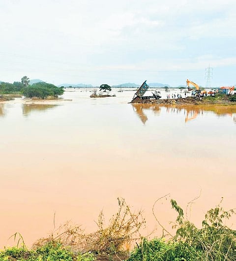 Sudden breaches led to flooding?