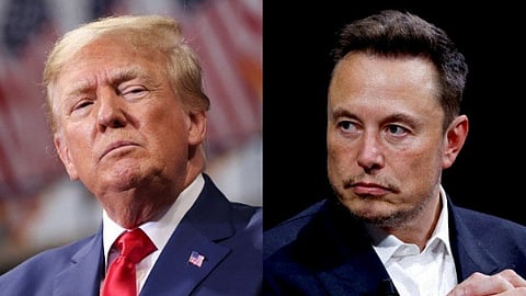 President-elect Donald Trump (L), Tesla CEO (R)