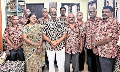 Durga Nageshwar Rao with his team