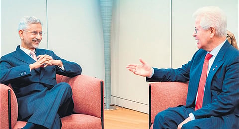 External Affairs Minister S Jaishankar being hosted in Geneva