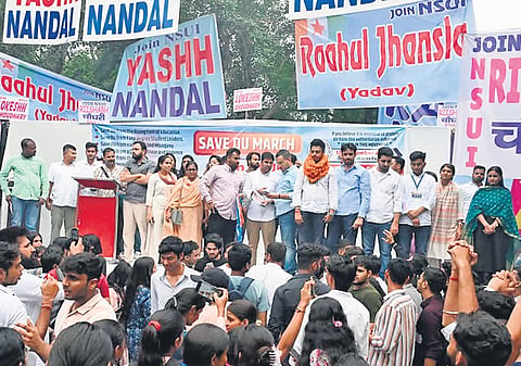The Congress-affiliated NSUI and the RSS-linked ABVP have zeroed in on 10 probable candidates each for the Delhi University Students’ Union (DUSU) elections. The student outfits said they will soon decide their final four candidates for the September 27 polls
