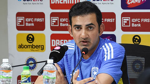 India's head coach Gautam Gambhir