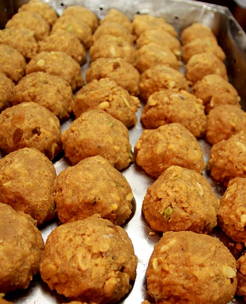 File photo of Lord Venkateswara prasadam Laddu in Tirupati