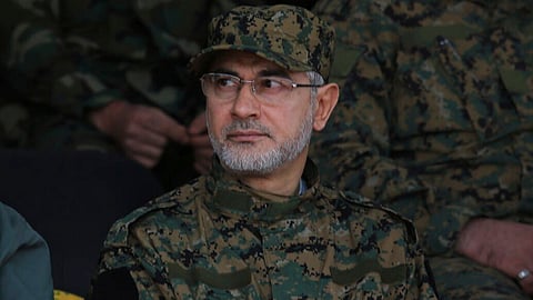 This undated photo provided by Hezbollah Military Media on Saturday, Sept. 21, 2024, shows Hezbollah commander Ibrahim Akil.