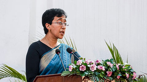Atishi takes oath as the Chief Minister of Delhi.