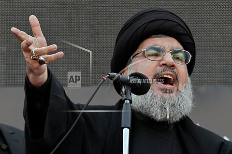 Safieddine was touted as the potential successor to Hassan Nasrallah (in pic) (File photo | AP)