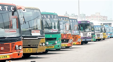 APSRTC buses image used for representation