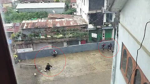 A gunfight broke out between two groups on Wednesday over the cleaning of a plot of land as part of the 'Swachhata Abhiyan'
