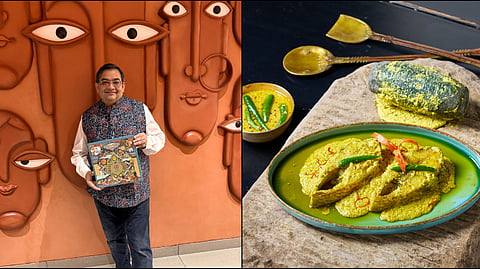6 Ballygunge Place Co-owner Aninda Palit. Hilsa in mustard gravy (R)