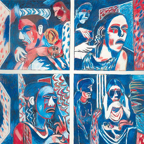 Untitled, acrylic on canvas, c. 2000s (DAG)