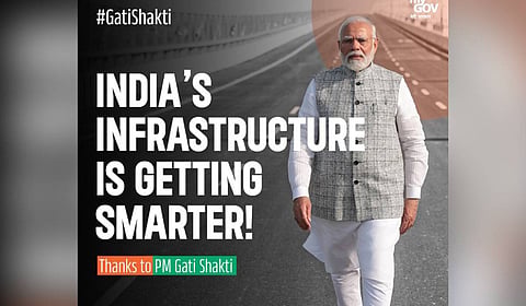 Prime Minister Narendra Modi on Sunday lauded the PM GatiShakti National Master Plan as a transformative initiative that is revolutionising India's infrastructure.
