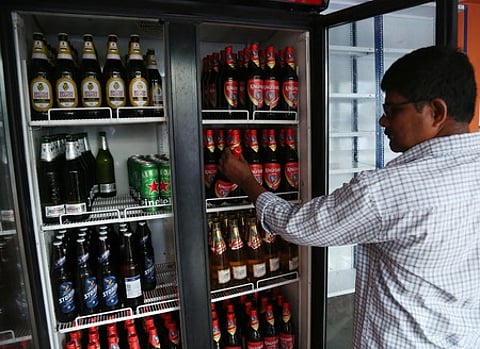 Chief Minister N Chandrababu Naidu assessed liquor prices and directed officials to impose a fine of Rs 5 lakh.