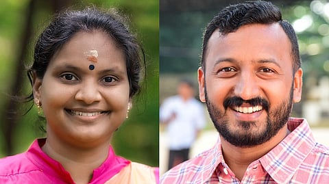 Ramya Haridas and Rahul Mamkoottathil