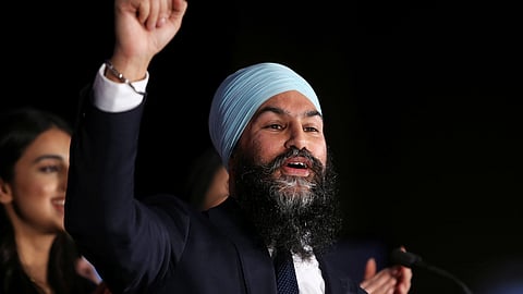 The leader of the New Democratic Party (NDP) Jagmeet Singh.