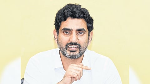 HRD and IT Minister Nara Lokesh