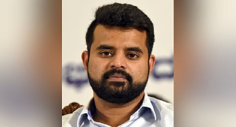 Former Hassan MP Prajwal Revanna.