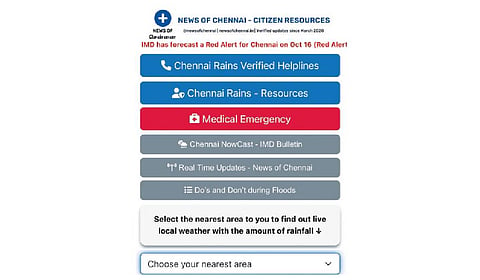 After the rainy season ends, this NewsofChennai website will contain general sites where people can access information about Chennai.