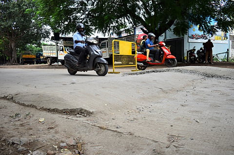 Two-wheelers and four-wheelers faced a tough time negotiating the speed bumps. In view of this, demands grew louder to remove them, but FCI officials refused.