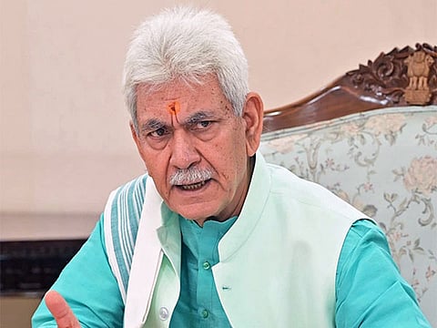 Jammu and Kashmir Lieutenant Governor Manoj Sinha