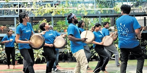 A still from a previous performance