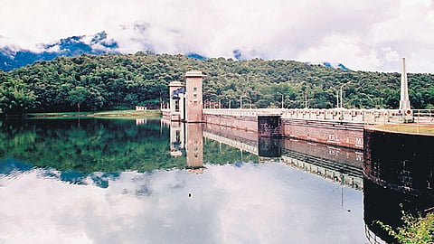The Parambikulam dam in Pollachi, Coimbatore