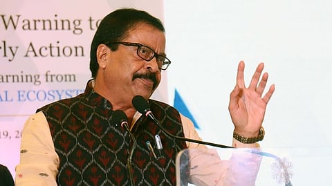 Revenue and Disaster Minister Suresh Pujari