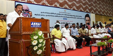Minister KN Nehru inaugurated a few completed projects and launched new ones at an event held in Tiruchy on Thursday