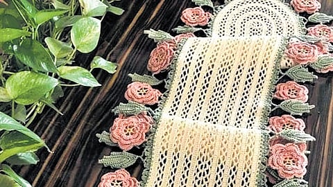 he crochet craft earned the GI tag from the Department for Promotion of Industry and Internal Trade earlier this year.