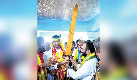 The second day of the four-day Palnati Veeraradhana Utsavalu