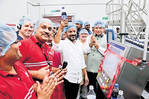 CM inaugurates Coca-Cola factory in Siddipet district