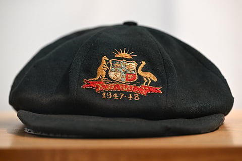 Bradman's baggy green cap (Photo | AFP)