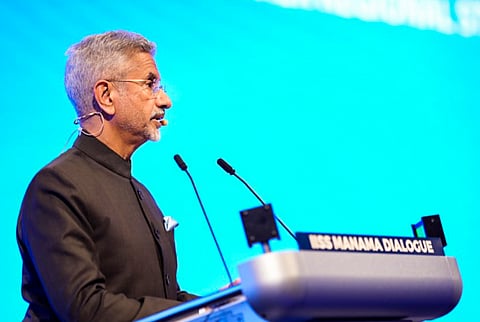 External Affairs Minister S Jaishankar speaks at Manama Dialogue, in Bahrain.
