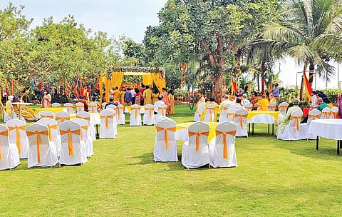 File photo of a destination wedding at Gopalpur