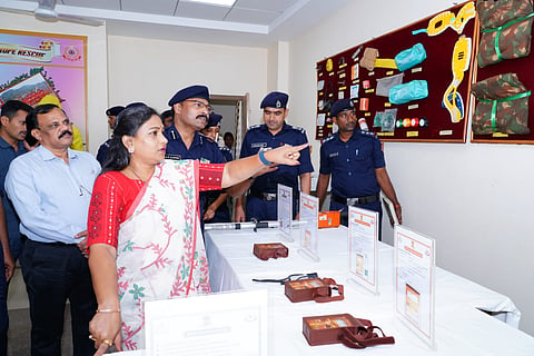 Home minister Vangalapudi Anitha participated in the three-day disaster management training session held in National Institute of Disaster Management (NIDM) campus in Gannavaram on Monday.