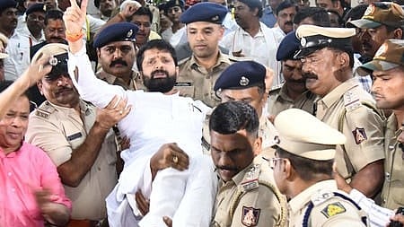 BJP MLC CT Ravi arrested in Belagavi on Thursday.