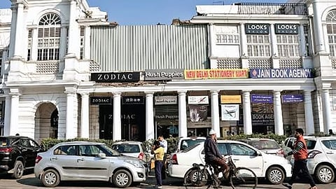 At Connaught Place, vehicles with valid sticker will be allowed to inner circle.