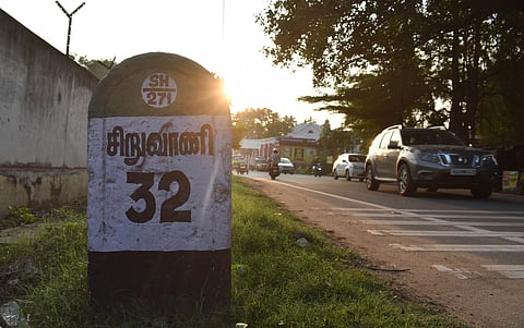 The 5.2-kilometre arterial road, which connects Kalampalayam to Madampatti, links Coimbatore city with the Siruvani Dam in Kerala.