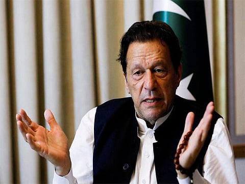 Former Pakistani Prime Minister Imran Khan.