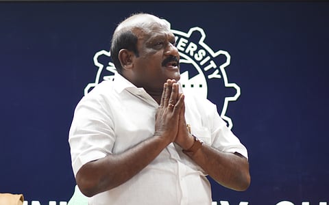 Higher Education Minister Govi Chezhiyan addressed the press regarding the ongoing sexual assault case on the Anna University premises