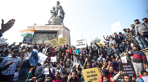 BPSC protest in Bihar.