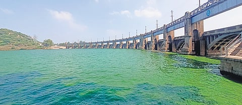 Garbage, construction debris dumped along Cauvery banks on Kallanai road