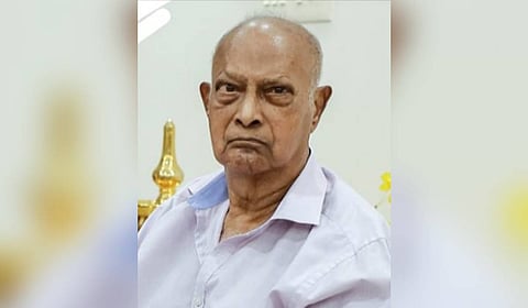 Renowned botanist K S Manilal, who revived the Latin book 'Hortus Malabaricus' - a landmark 17th-century botanical compendium about the medicinal plants of Kerala.