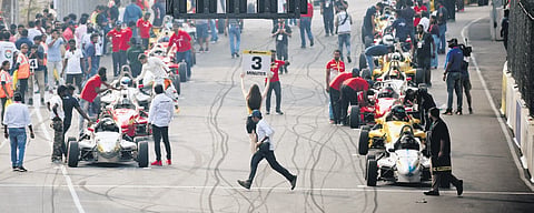 Formula-E race