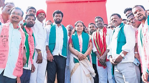 Accusing the Revanth Reddy-led Congress government of targeting opposition leaders with ulterior political motives, BRS MLC Kalvakuntla Kavitha.