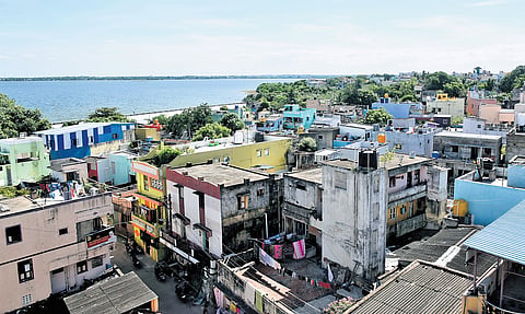 Villages near Red Hills reservoir in Chennai