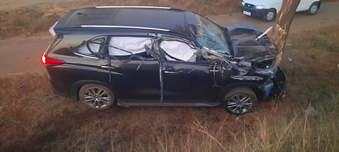 Karnataka Minister Hebbalkar, brother MLC Chennaraj injured in major car accident near Kittur
